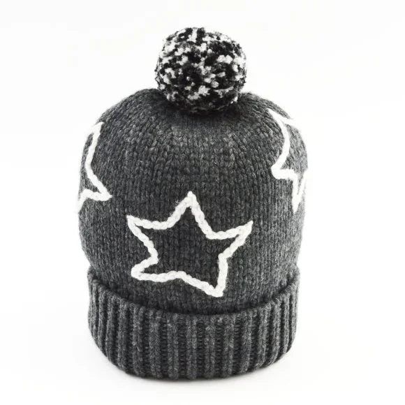 MADEWELL ALPACA WOOL POM HAT Madewell Pom-Pom Fair Isle Alpaca Wool Blend Beanie Winter  main image 2